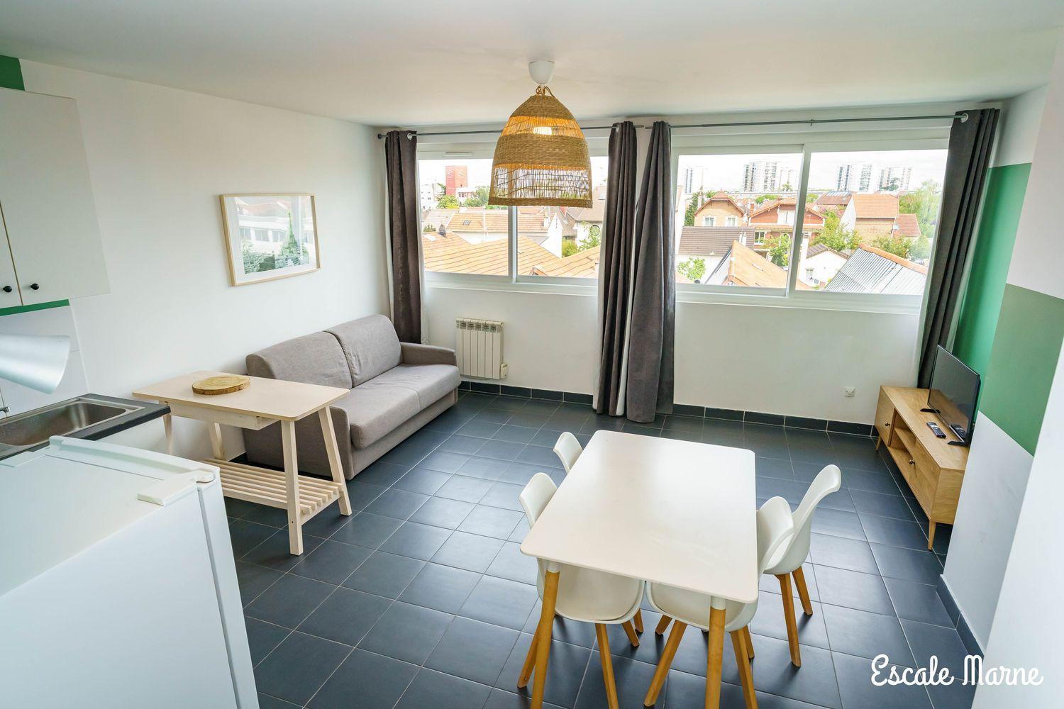 Escale-Marne Fr - 201 - Free Parking - Free Luggage Storage - All Equipped - Linen Included - Washing Machine - Luxury Emma Mattress 160X200 - 10Mn Walk Metro 8 - Rer A - Panoramic View - From 1 To 6 Guests Maisons-Alfort Kültér fotó