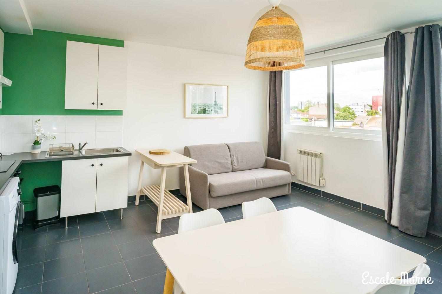 Escale-Marne Fr - 201 - Free Parking - Free Luggage Storage - All Equipped - Linen Included - Washing Machine - Luxury Emma Mattress 160X200 - 10Mn Walk Metro 8 - Rer A - Panoramic View - From 1 To 6 Guests Maisons-Alfort Kültér fotó